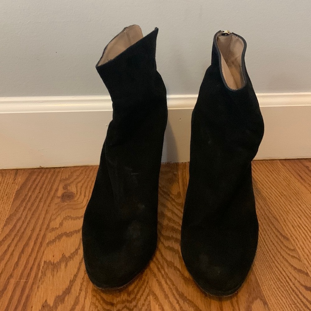 Stuart Weitzman Black Suede booties 9 1/2
